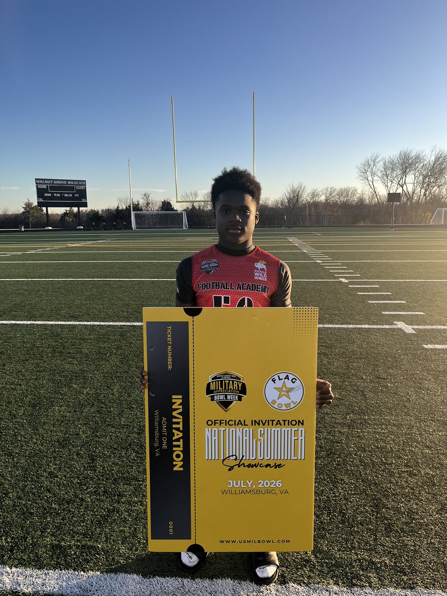 ThakidTy8's tweet photo. Thank you 🙏 Coaches for this invite to the Nation Summer Showcase I’m so thankful and grateful for another opportunity to show my talent and skill. #football #NFLdreams #dreamchaser #military #williamsburgva #Thankful #grateful  #Talented https://t.co/3QjoUpIaQt