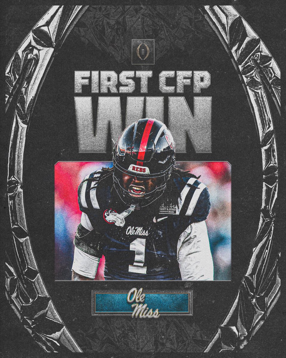 First win secured ✅

#CFBPlayoff • #HottyToddy