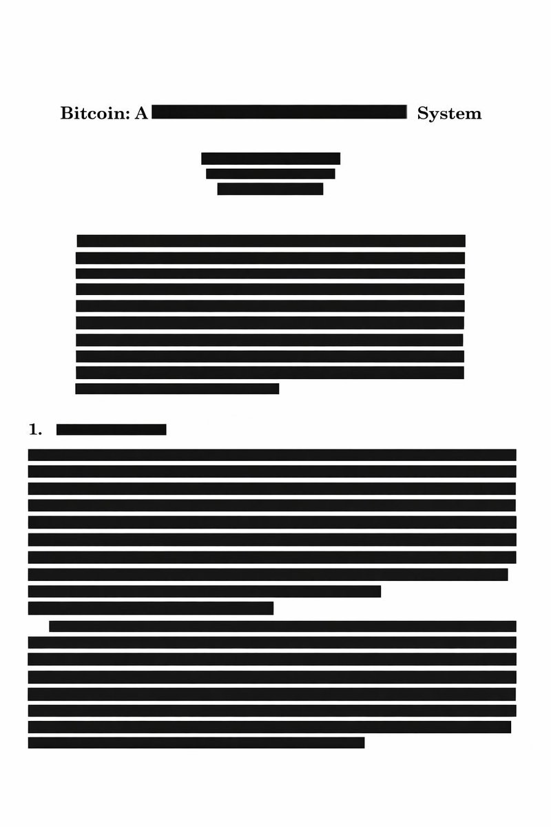 coinjoined's tweet image. If the government were to release the whitepaper... too dangerous for public consumption: