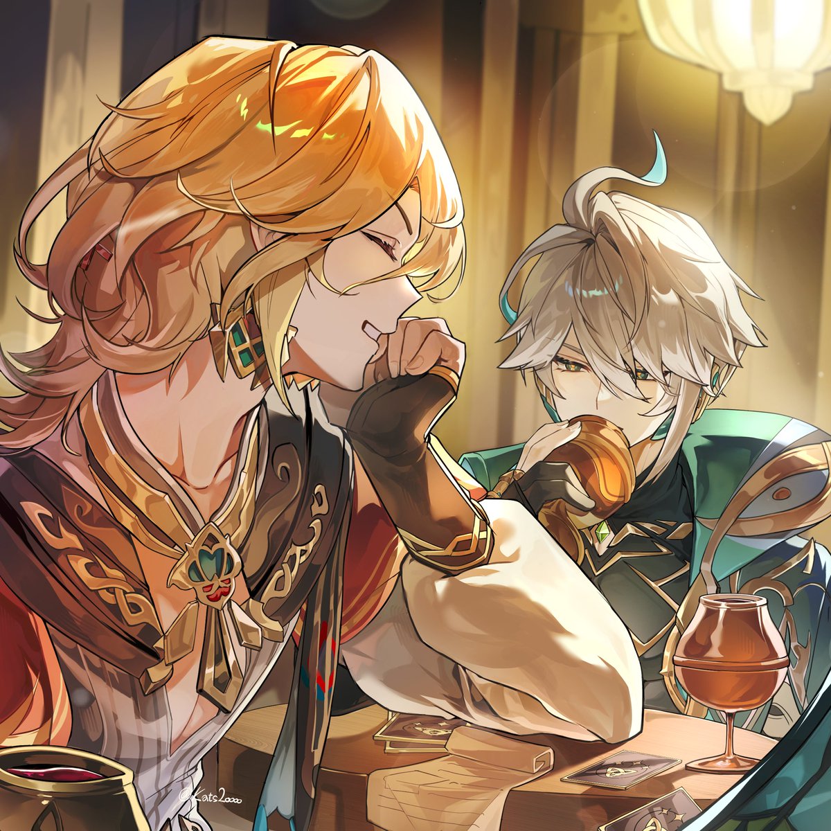 #Alhaitham #Kaveh #haikaveh
아기들 일상..