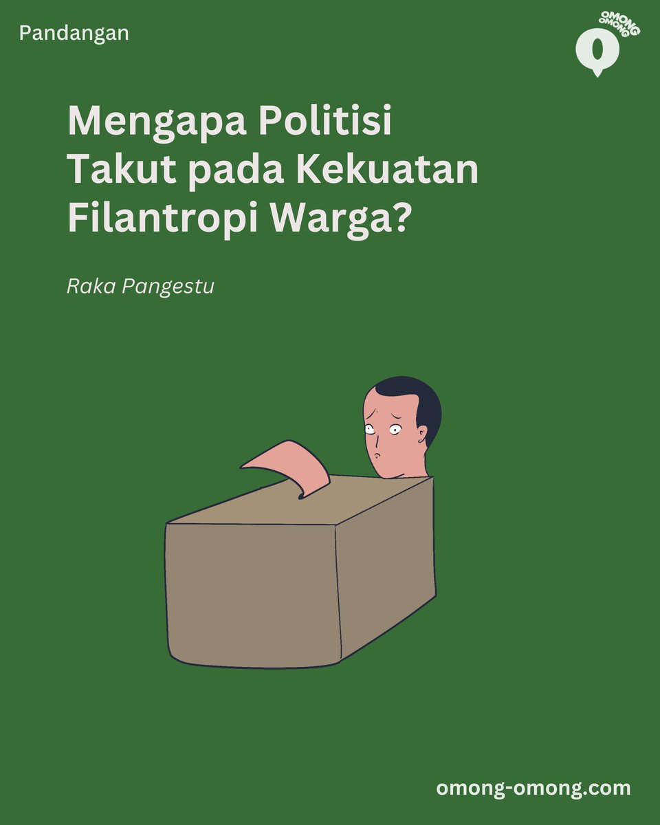 Ketika keberhasilan datang dari bawah, dari inisiatif non-formal yang didorong oleh trust digital, maka legitimasi politik kelompok penguasa terganggu. 

Ulasan Raka Pangestu:
omong-omong.com/mengapa-politi…