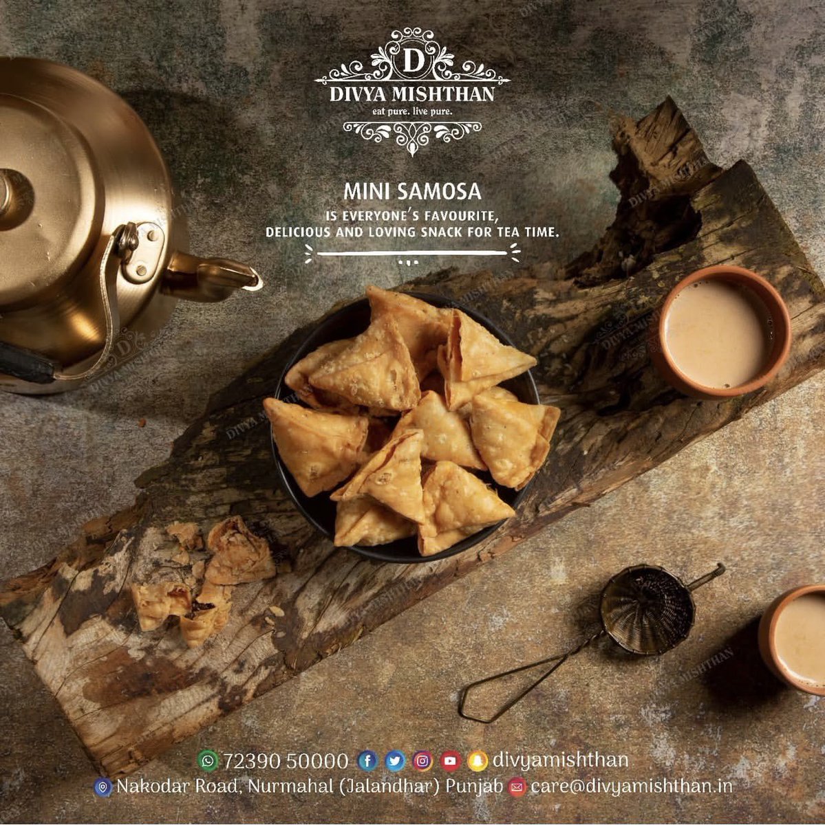 DivyaMishthan's tweet photo. Mini samosa is everyone's favourite, delicious and loving snack for tea time.

For Order call/whatsapp:
72390-50000

#mini #minisamosa #minicakes #samosa #savory #fav #favourite #deliciously #delicious #deliciousfood #snackfood #snacks #tastysnack #teatime #teasnacks https://t.co/UW0ZwLDuhA
