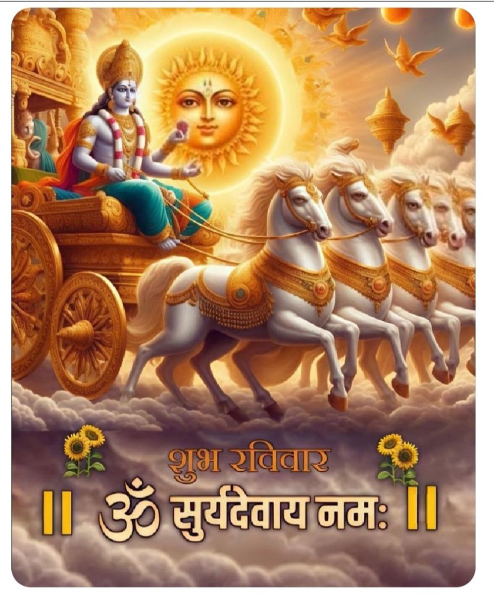 आदित्याय च सोमाय मङ्गलाय बुधाय च।
गुरु शुक्र शनिभ्यश्च राहवे केतवे नमः॥🚩

सूर्यदेव की कृपा से जीवन में ऊर्जा, प्रकाश और सफलता प्राप्त होती है।🙏

ॐ घृणि: सूर्याय नमः🙏🚩🌞