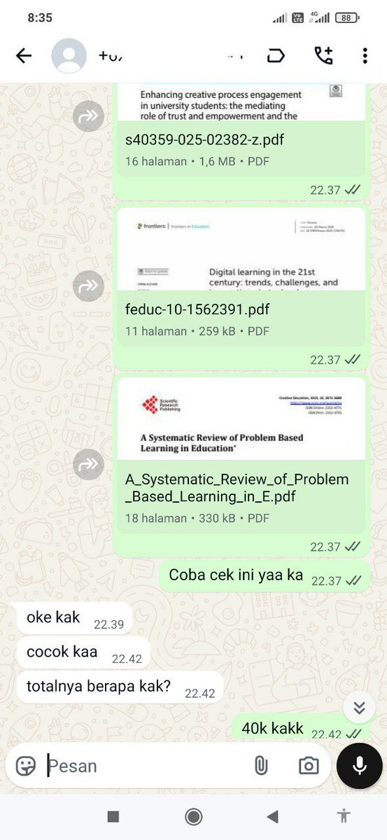 Jasa cari jurnal disini, wa aja ya, bisa indeks index sinta atau scopus lohh
