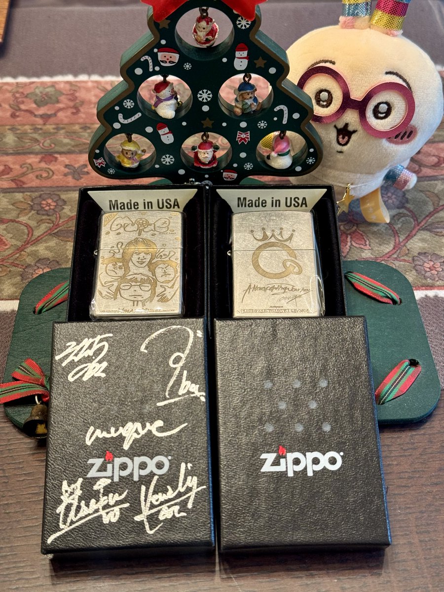 CLANQEENのzippoが届いた😊ﾔｯﾀﾈ🔥 muqueのzippoと並べてめちゃ良い感じ