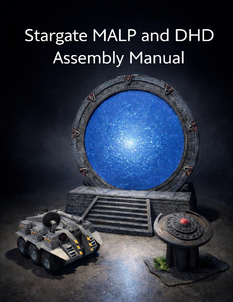 SGAGateBuilder's tweet image. To celebrate the announcement of a new Stargate TV show, comes my new Master Replica's scaled M.A.L.P and DHD additions. They are 3D printed models and FREE. You can get them here tinyurl.com/yahee6zm  @BaronDestructo  @dial_the_gate @GateWorld @StargateNow_EU @SGFansUnited