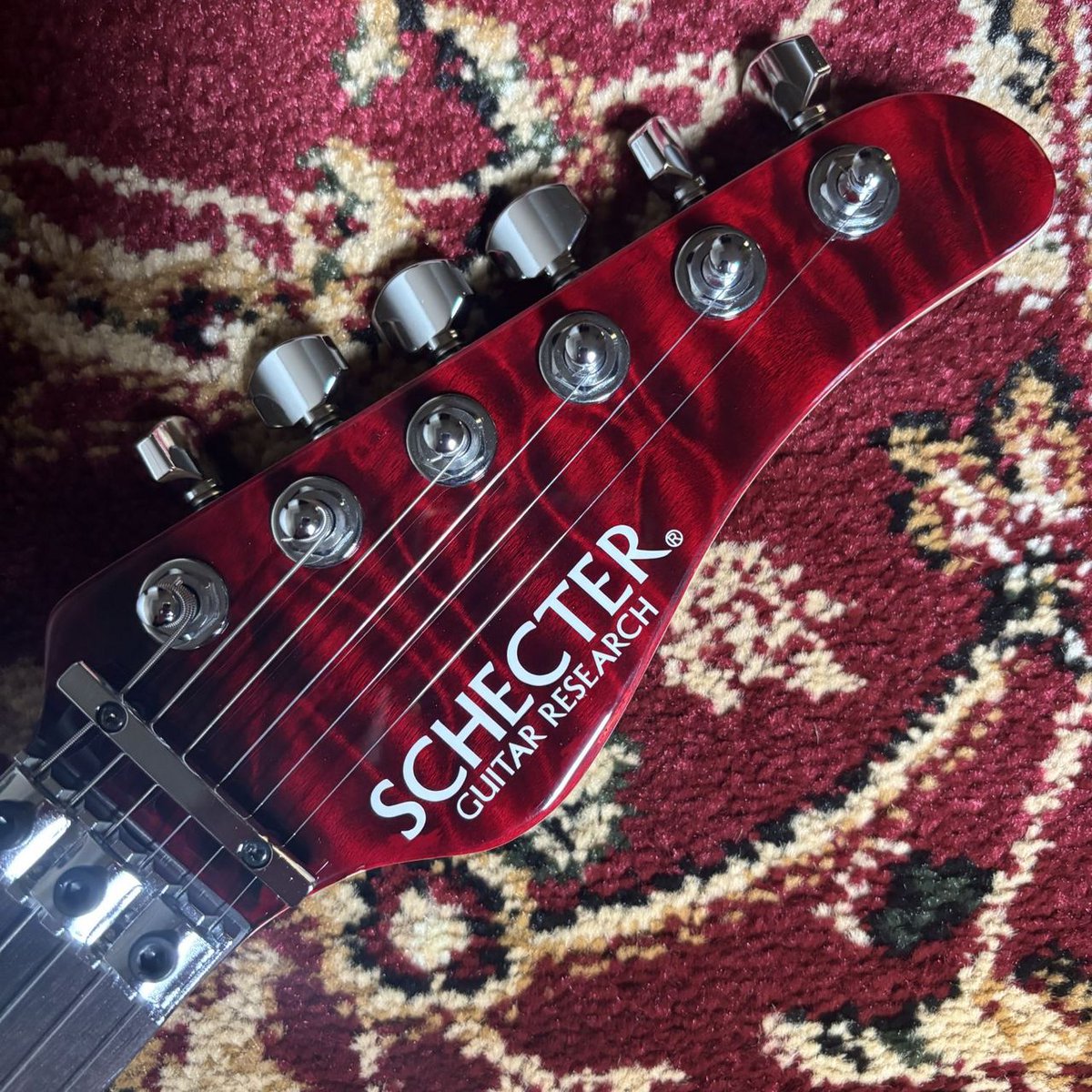 店長おすすめのロックギター！SCHECTER SD-2-24-AL/R RED！トップ材に