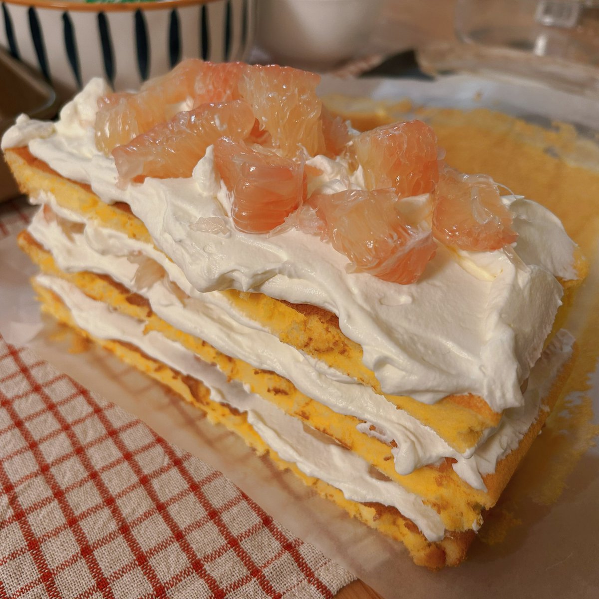 究極の砂糖·改を作って、そのついでにケーキも作った。