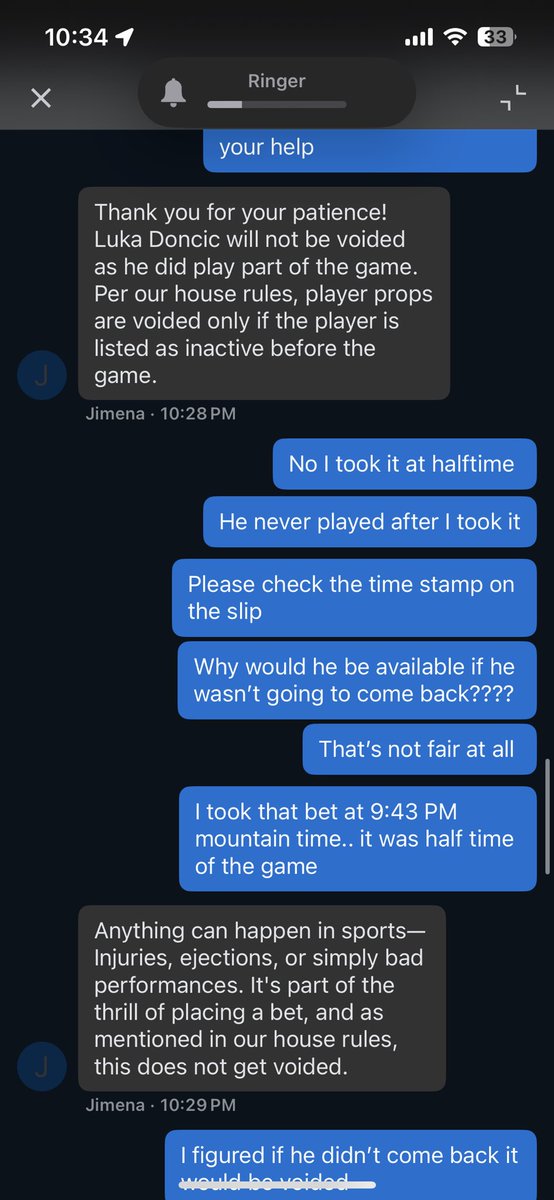 WeKnowUSA's tweet photo. @FanDuel_Support @FDSportsbook IVE SPENT HUNDREDS OF THOUSANDS OF DOLLARS WITH FANDUEL. I TOOK LUKA POINTS AT HALFTIME WHEN HE WAS INJURED, AND HE NEVER RETURNED FROM THE LOCKER ROOM. AND THIS IS THE TREATMENT I GET?! DISGUSTING. TERRIBLE. #BoycottFanduel #Fanduel #lakers #luka https://t.co/1WfFr1vii5