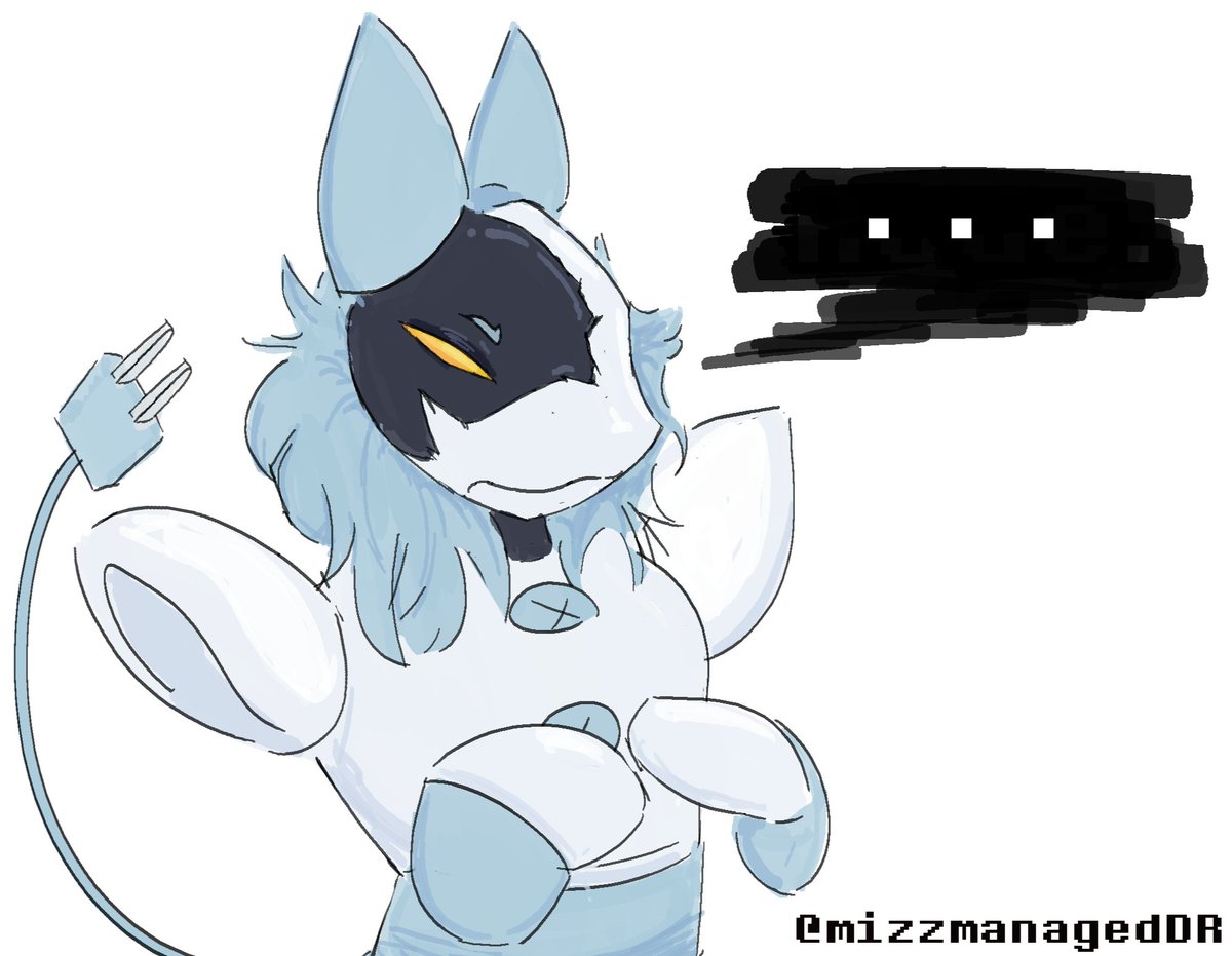 MizzManagedDR's tweet image. ok now what if the mask got cracked and it looked like this