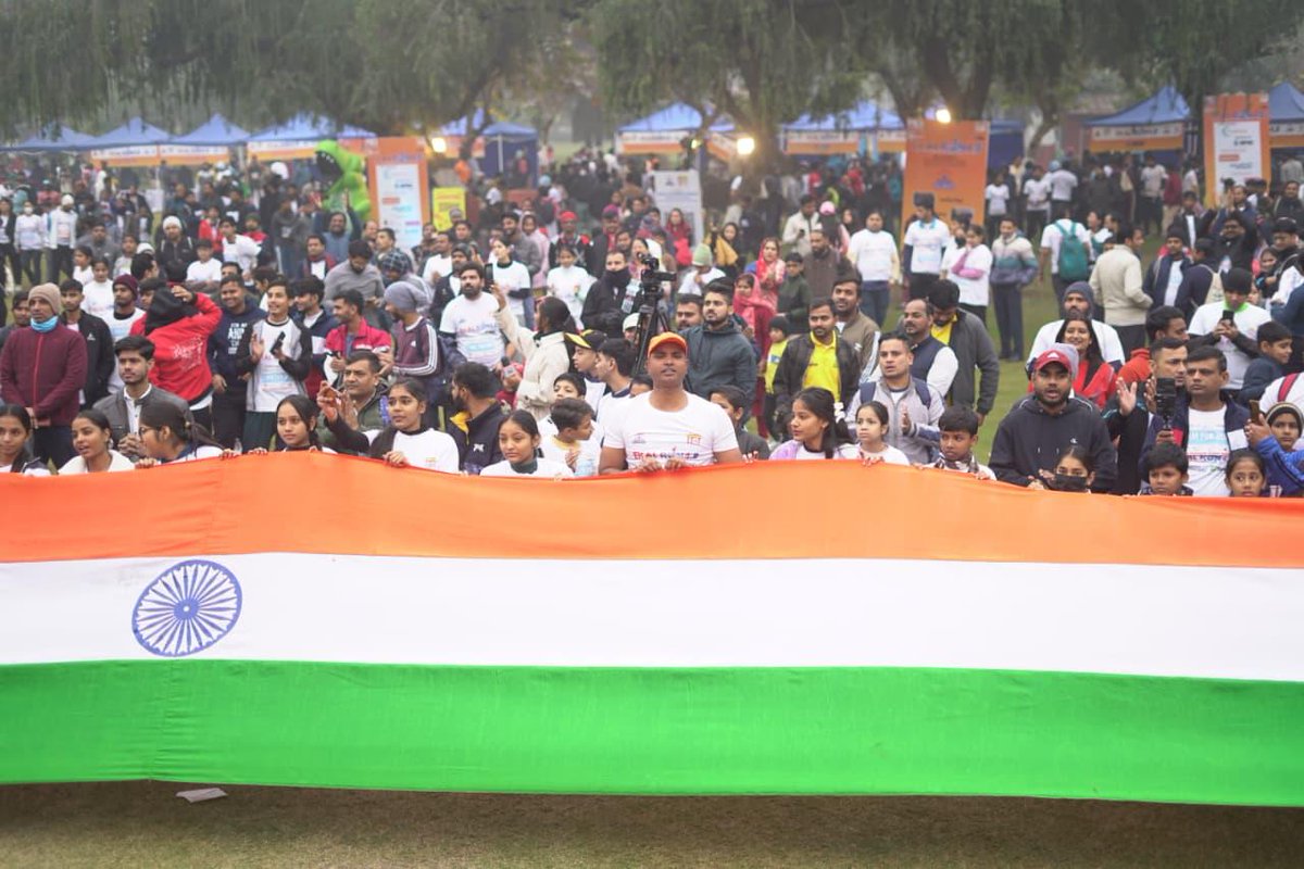 Attended Ekal Run 4.0 – Ek Daud Shiksha Ki Aur organised by Ekal Yuva BLSP at Gandhi Darshan Maidan.

The Ekal initiative is doing commendable work in taking education to children in tribal and rural areas, ensuring that learning reaches the last mile and empowers young minds