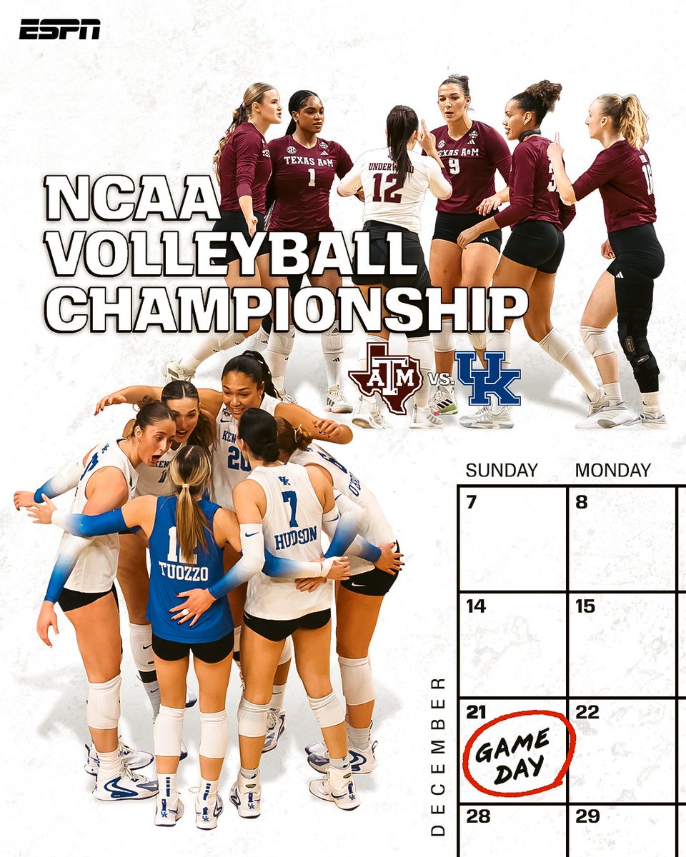 espn's tweet photo. IT ALL COMES DOWN TO THIS 🍿 

Watch the NCAA Women's Volleyball Championship at 3:30 EST on ABC and the ESPN App 🏐 https://t.co/3HXrmLEO75