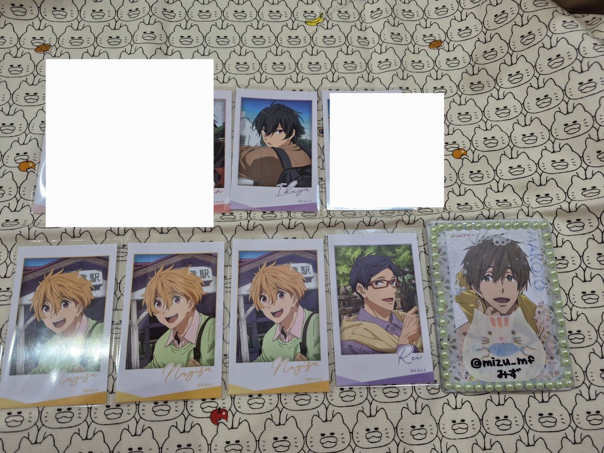 mizu_mf's tweet photo. 【交換希望】郵送交換希望
Free!ES　hometown
フォトカードコレクション　 
(譲)郁弥　渚　怜
(求)真琴　(遙)
缶バッジ
(譲)宗介
(求)真琴
検索からでもよろしくお願いいたします https://t.co/OrNuzzN5Ux