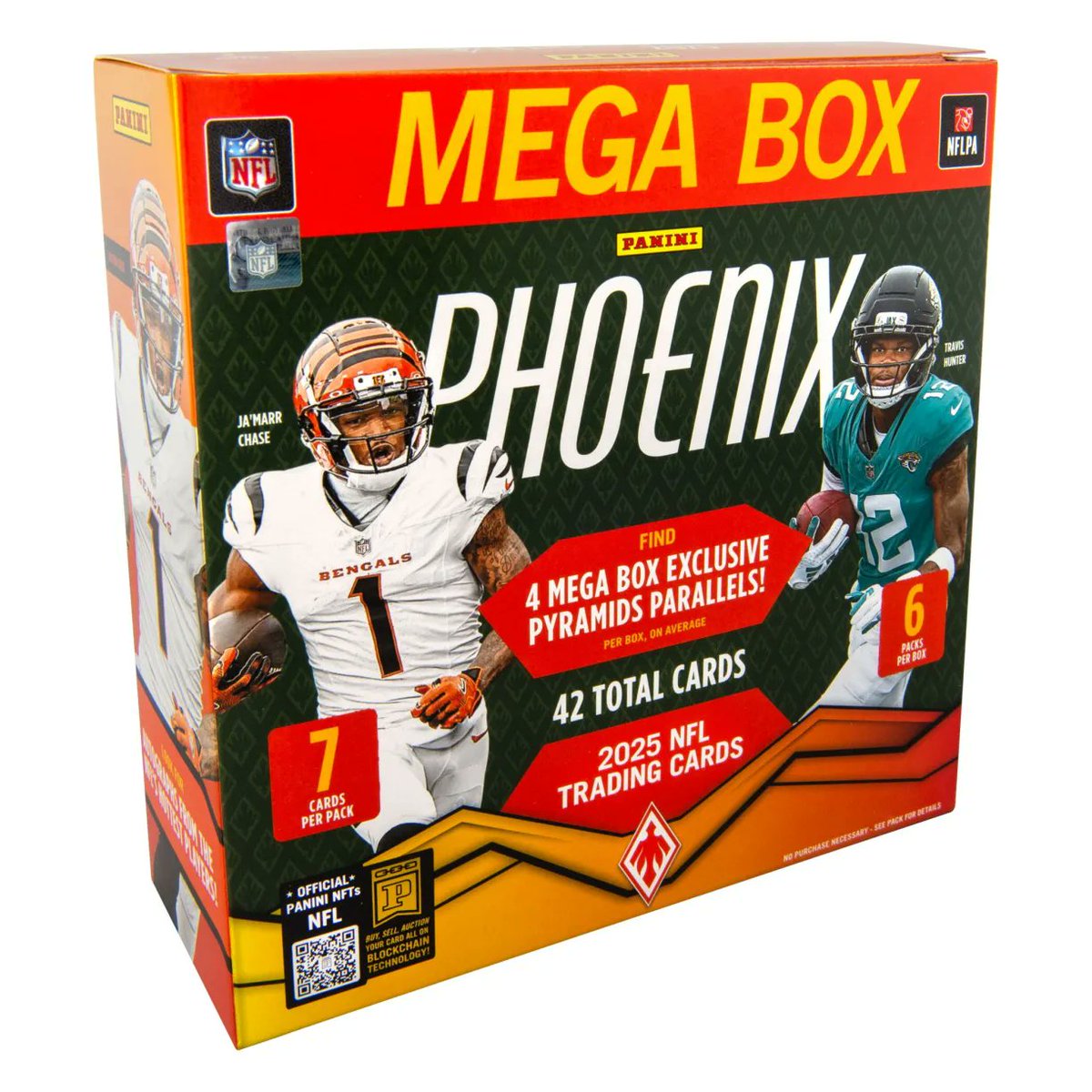 Walmart - 2025 Panini Phoenix Football Trading Cards Mega Box