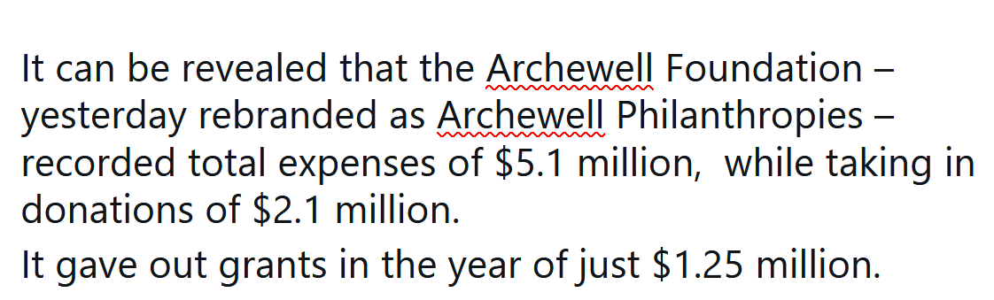 bornfirstkindly's tweet photo. The Harkles raised just $2 million in donations last year while spending $5 million. The grants they gave are about 25% of their own expenses.😳
Something seems amiss to me here. Why do they need a whole new foundation? Nothing radical is changing. Why?❓
#SoManyQuestions https://t.co/7wqrXABBju
