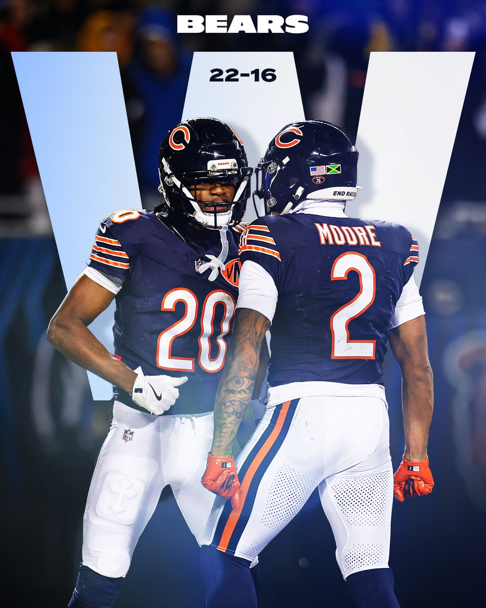 ChicagoBears's tweet image. IT AIN'T OVER TIL IT'S OVER‼️