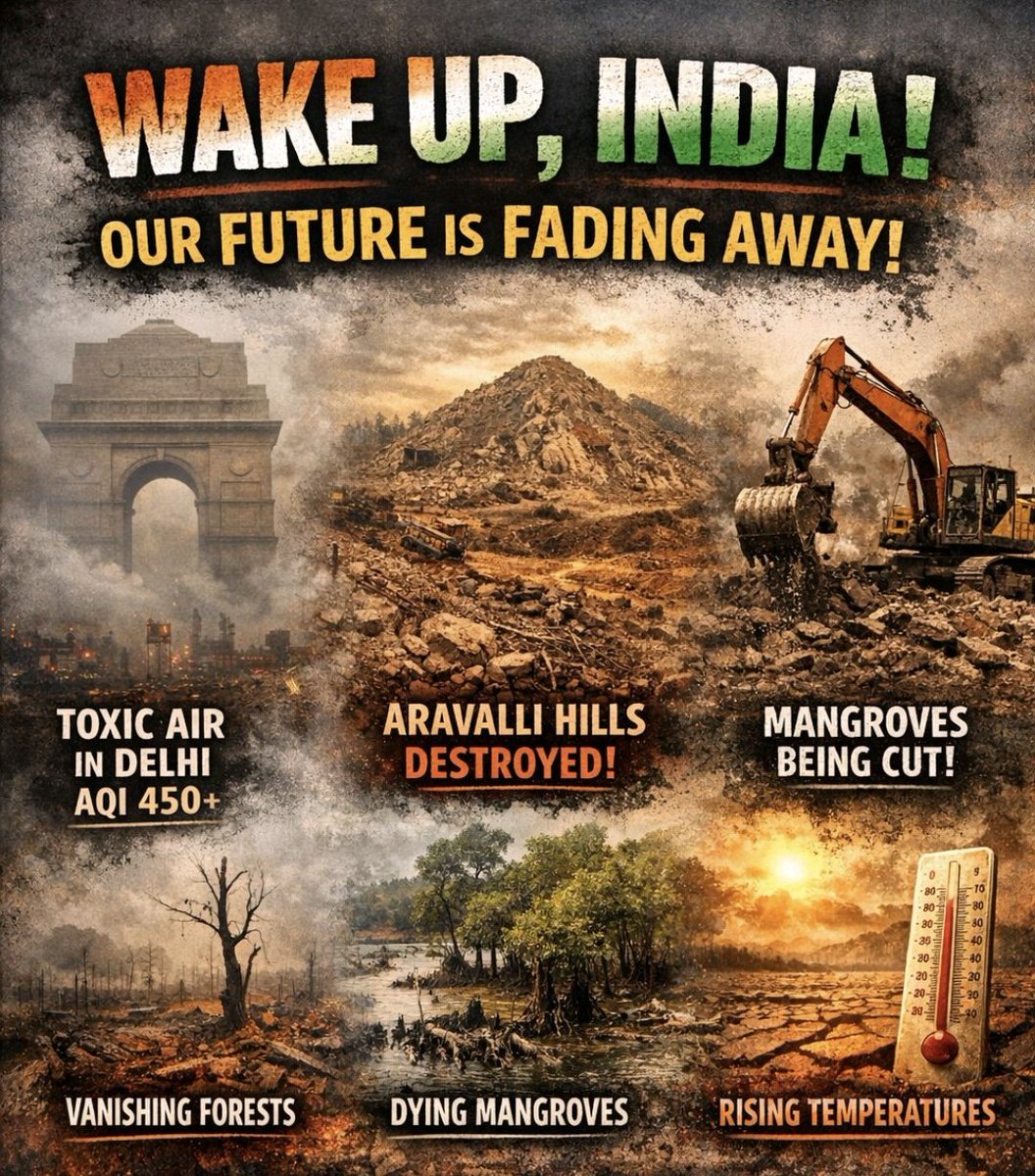 Silence is dangerous!

#SaveAravalli