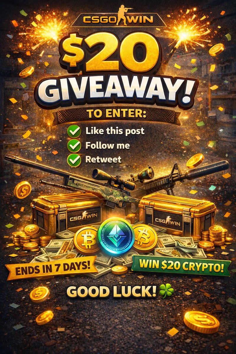 primary_kick's tweet image. 🎉 $20 GIVEAWAY 🎉

To enter:
✅ Like this post
✅ Follow my account @primary_kick 
✅ Retweet this post.

That’s it! 🙌

⏰ Ends in 7 days
💸 1 winner gets $20 VIA Crypto.

Good luck everyone! 🍀