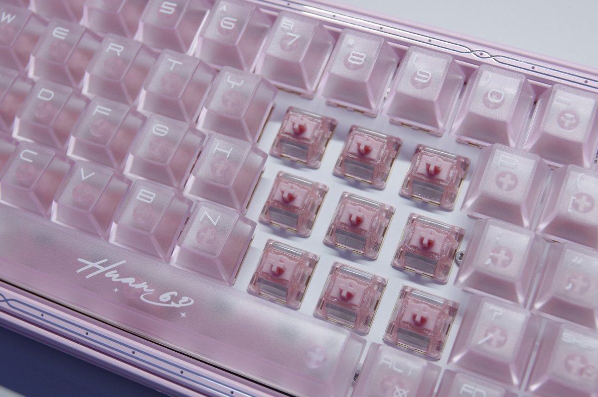 あたらしいキーボードきた！
WLMOUSE HUAN63 HE

かわいすぎませんか...！！！