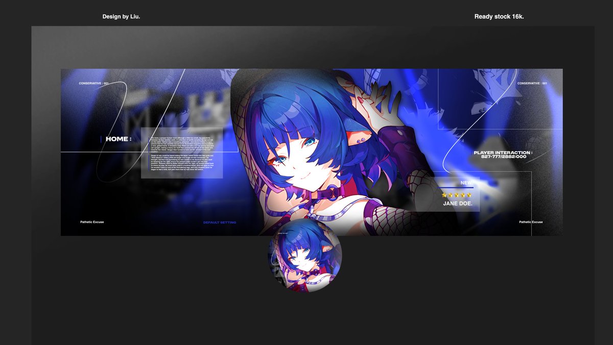 salno's tweet image. HELP REPOST. 

Layout ready stock 2D ZZZ HSR harga tertera payment QRIS, minat bisa DM atau chat di bio. Tysm. 

#zonauang