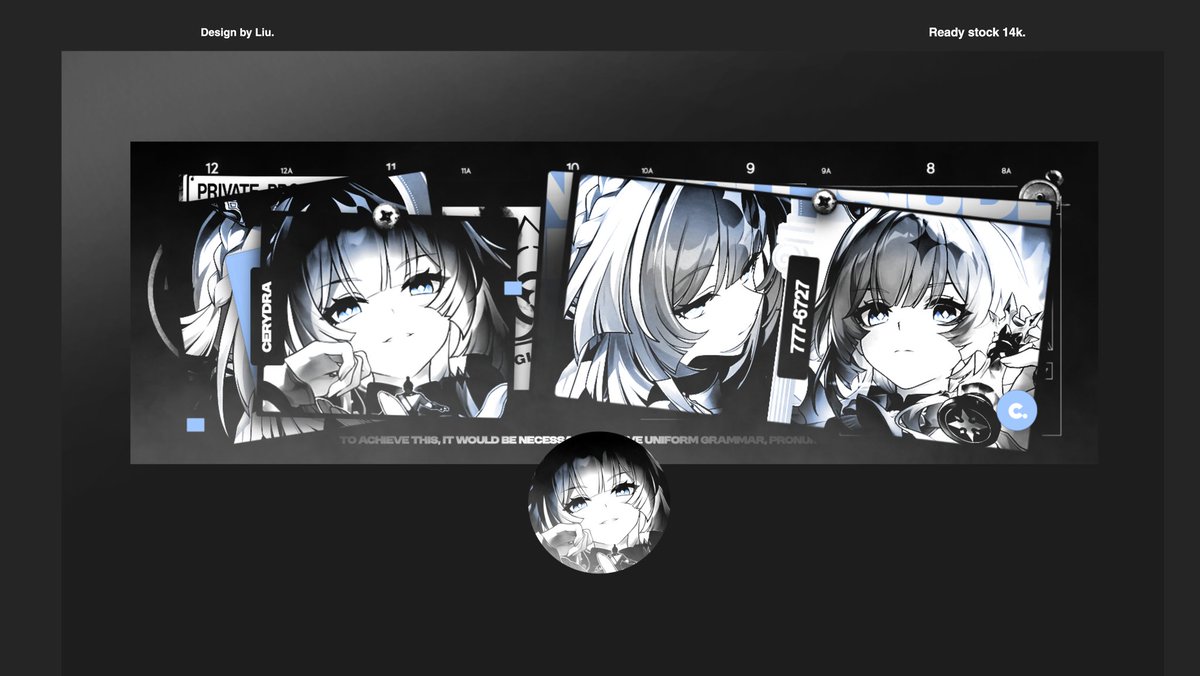 salno's tweet image. HELP REPOST. 

Layout ready stock 2D ZZZ HSR harga tertera payment QRIS, minat bisa DM atau chat di bio. Tysm. 

#zonauang