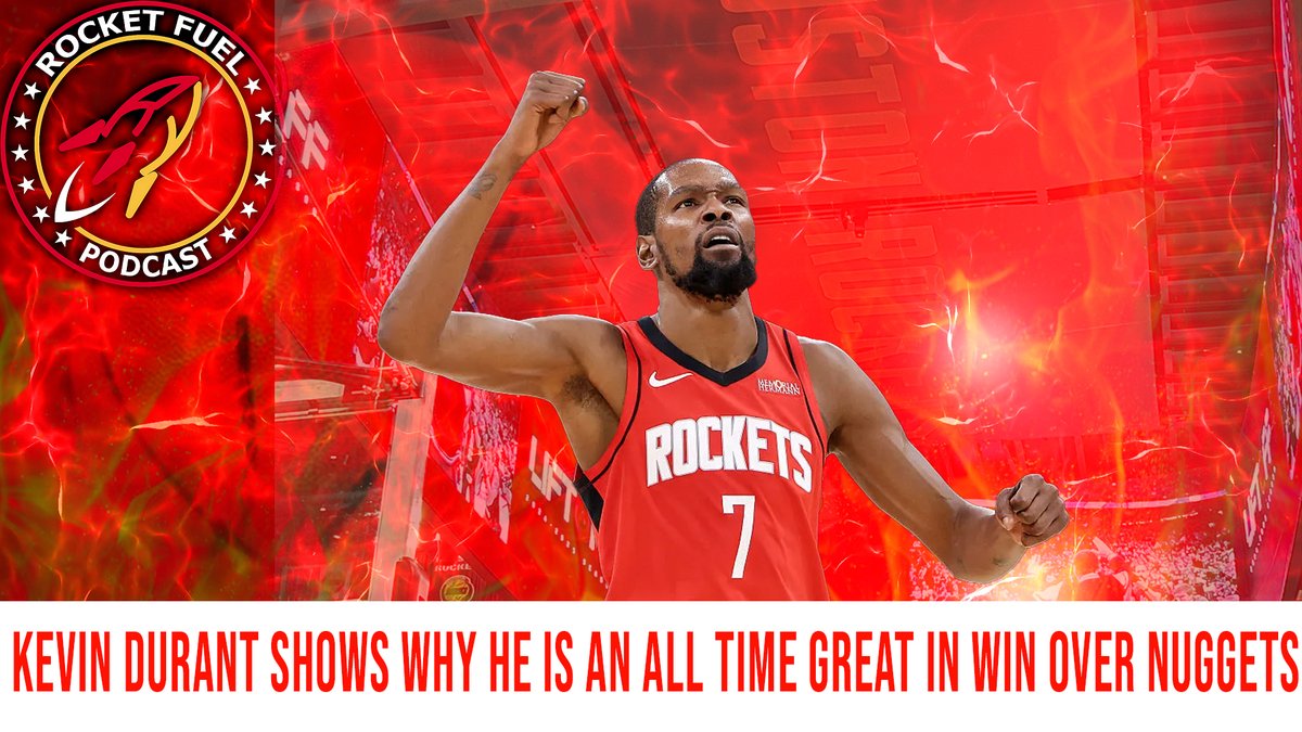 Houston Rockets with the big win over the Nuggets!
Three reasons why the Rockets ended their losing streak to the Nuggets.

youtu.be/YzvNWT5NHBs?si…