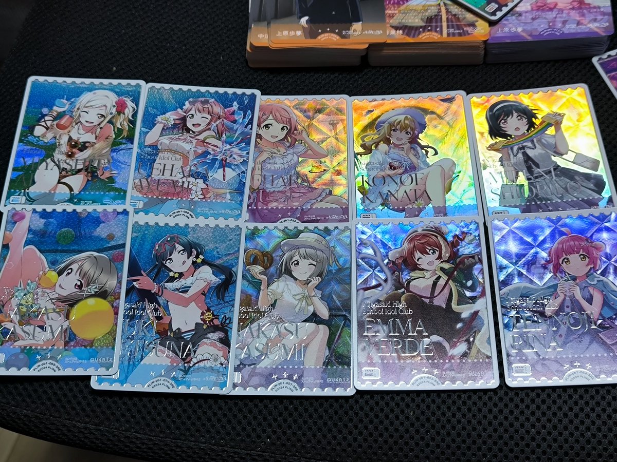 ラブカ3BOX開封しましたよ！ 収集目当てなのでレアリティとかは分かり