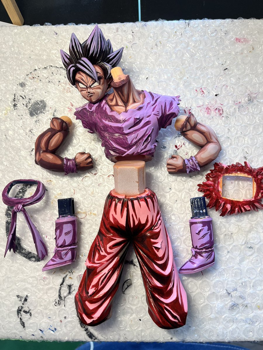 ドラゴンボール】フィギュア🛠️カスタムリペイント🎨 【界王拳悟空