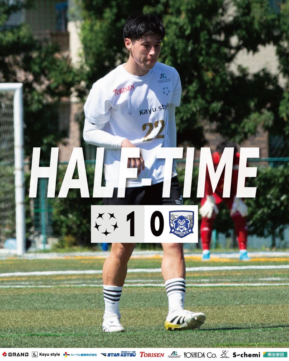 🔲HALF TIME🔲

邑楽ユナイテッドFC 1-0 ソルジェンテ群馬

⚽️#ロメロミツオ

🏆 第76回群馬県サッカー総合選手権大会 準々決勝
🗓️ 12/21(日)10:00
🏟️ 邑楽町スポーツレクリエーション広場

#群馬県サッカー