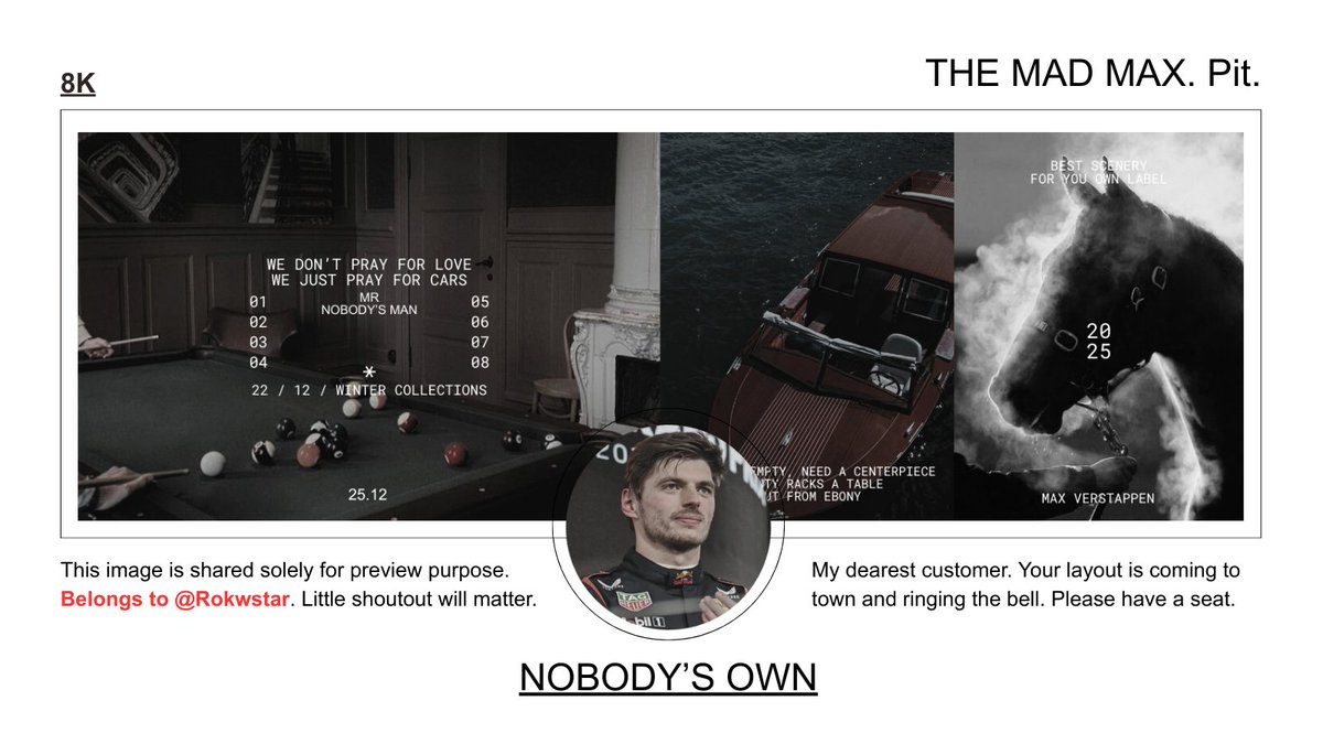 Rokwstar's tweet image. Help repost dan OSPEK!

Selamat pagi, saya mengadopsi 1 anak baru. Saya beri nama "NOBODY'S OWN". Jika ada kesamaan dengan BA lain, harap ketuk DM saya ya.

H. #zonauang #zonajajan #zonabu