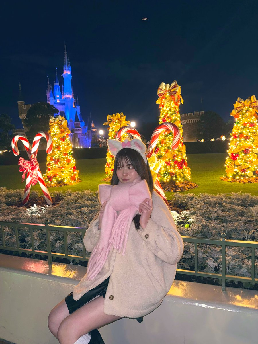 マリーちゃんディズニー🐈🎀 1番好きなクリスマスに大好きなお姉さん