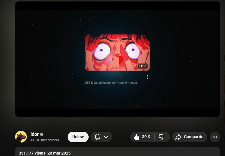 No se como cojoneh le hizo <a href="/idorguzman/">Idor</a> para que justo esté viendo este video 9 meses después