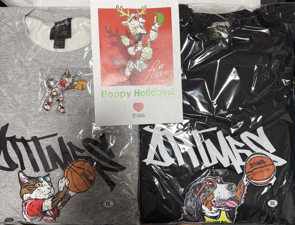 comchan0708's tweet image. 今日、我が家にもスエットの
クリスマス🎄プレゼント🎁がきましたー😆

早速オプアリに着て行きます。

今日は勝つぞー👍