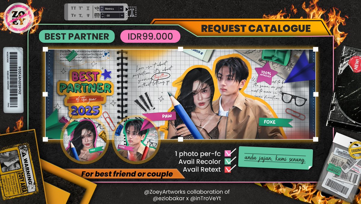 inTroVeYt's tweet image. Help repost? Thank you!

Hai! Zoey, kolaborasi dari @eziobakar &amp;amp; @inTroVeYt membawa Layout baru Spesial New Year 🎆 Boleh tolong bantu ospeknya? Kalau tidak aman boleh dm kami ya. Terima kasih!

#zonauang