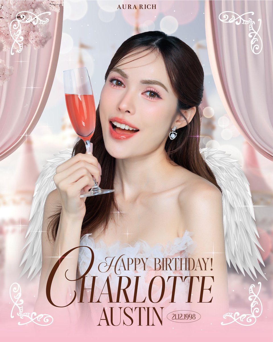 ceo_aurarich's tweet photo. ✨ Happy Birthday Charlotte Austin 💗
.
พรีเซนเตอร์คนเก่ง ขอให้ปีนี้เป็นปีที่สดใส มีแต่พลังดี ๆ แฮปปี้ทั้งปีน๊าาา🤍 
#ชาล็อตออสติน #คอลลาเจนชาล็อต #เออาร์คอลลาเจนพลัส                                                    
#ออร่าริช #aurarichthailand #Charlotte https://t.co/DsJ4pVIp8F