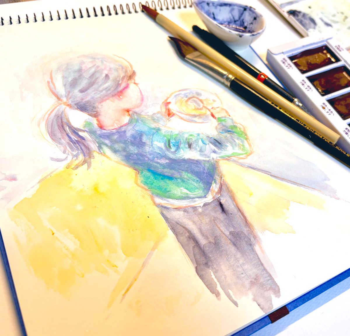 こんにちは✨🌧🌱 ホットケーキで子供たちの目がきらきらしてくれるの