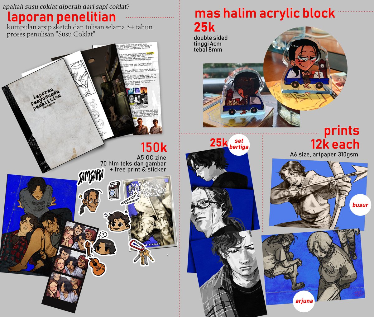 dari_wawa's tweet image. ⭐ ARSIP CF MAIL ORDER ⭐ 

Yesyesss akhirnya buka lapak untuk previously published books! PLUS comeback keychain2 dari CF19 😚 Langsung cekidot aja gess 👇 

🖼️ OC, Indo bands, Better Call Saul
📅 21-31 Desember
🔗 forms.gle/d3vqq3ZXUfnX32…

Like and syer eprisiyeted... ⭐🧘
