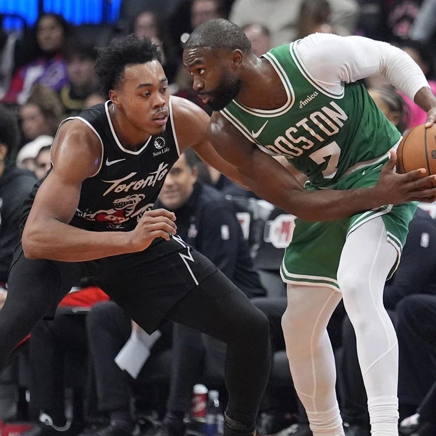 LegionHoops's tweet image. Jaylen Brown apologizes to Scottie Barnes for saying he has an extra chromosome:

“When I made the comment I was trying to give him a compliment on how strong he was. When I said extra chromosome people looked at it as negative but I was thinking Superman, Incredible Hulk… An…