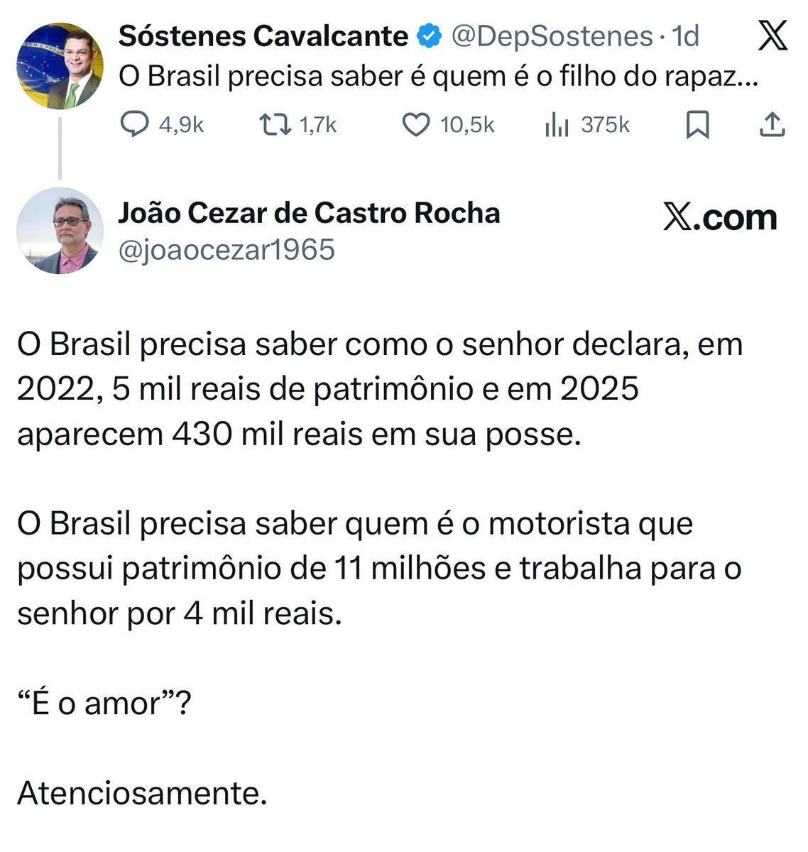 Não posso resistir! A desfaçatez do quase-ex-deputado é tamanha que só o bom humor pode nos salvar. Ou não?

Vocês decidem?