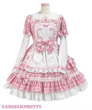 Angelic Pretty ピンク  DollジャンパースカートSet Angelic Pretty MELODY TOYSジャンパースカートSet