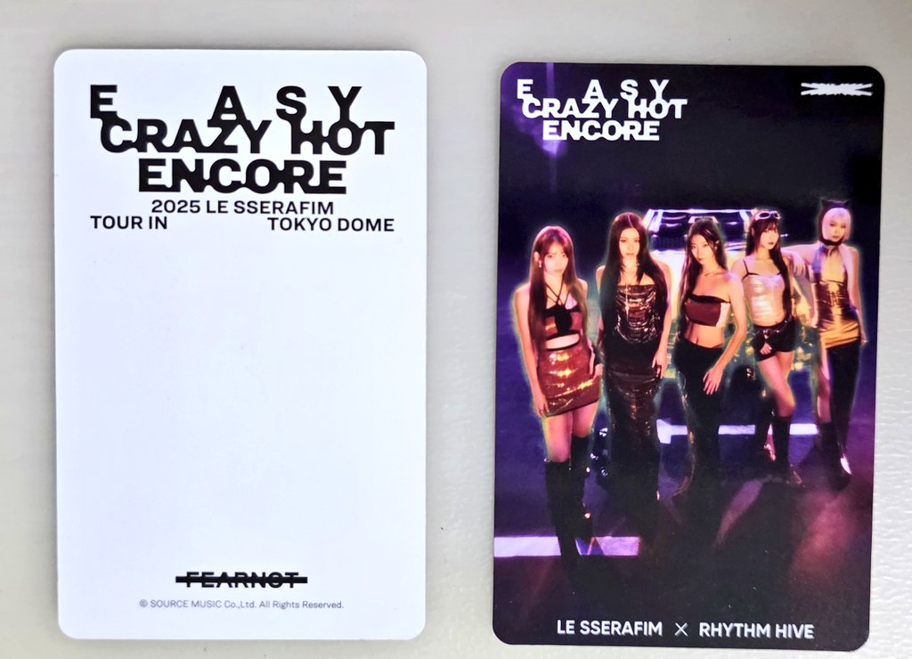 EASY CRAZY HOT ENCORE TOKYO DOME. FEARNOT JP New Subscriber Gift