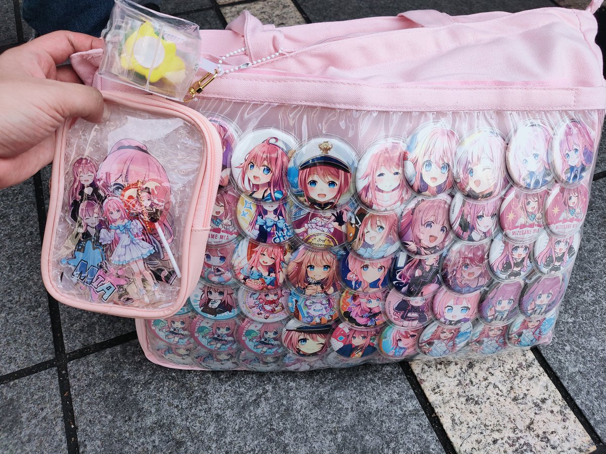 ミアぴの痛バで参戦してます。 良かったら声かけてね！ #リアクト