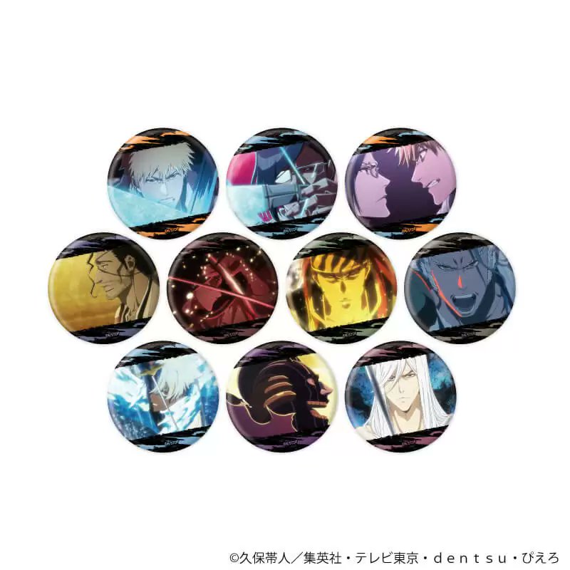 先行受注は本日17時締切！ 缶バッジ『BLEACH 千年血戦篇』(場面写