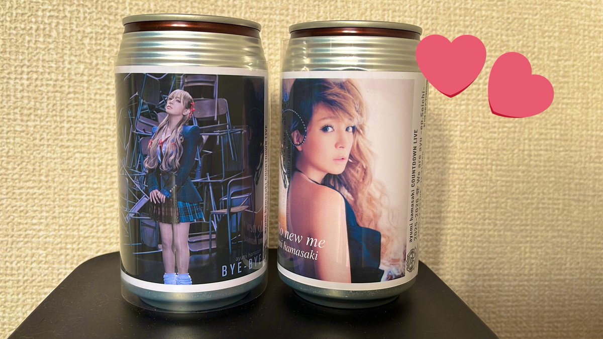 ayu缶ゲット💖 コンプしたいけど800円で中身烏龍茶😂 #浜崎あゆみ