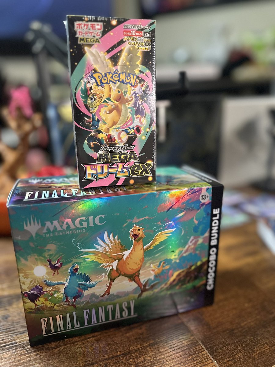 Catscollecttcg's tweet image. 🎁 GIVEAWAY 🎁

We are taking YouTube SERIOUS next year!

We are going to release videos for Pokemon, MTG, Yugioh and maybe even more card games!

To celebrate we are giving away an English Chocobo bundle and a Japanese Mega Dream booster box!

Follow @Catscollecttcg on X and…