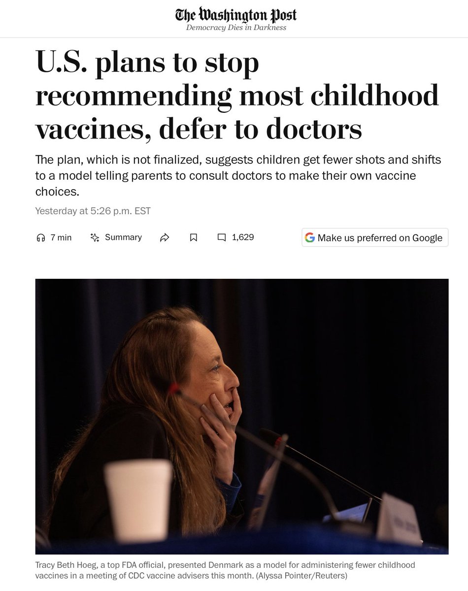 sayerjigmi's tweet image. 🚨BREAKING: Trump Administration Moves to Overhaul Childhood Vaccine Schedule, Embrace Informed Consent Model

A seismic shift in federal health policy would restore parental decision-making and end the era of one-size-fits-all mandates

Read the full report:…