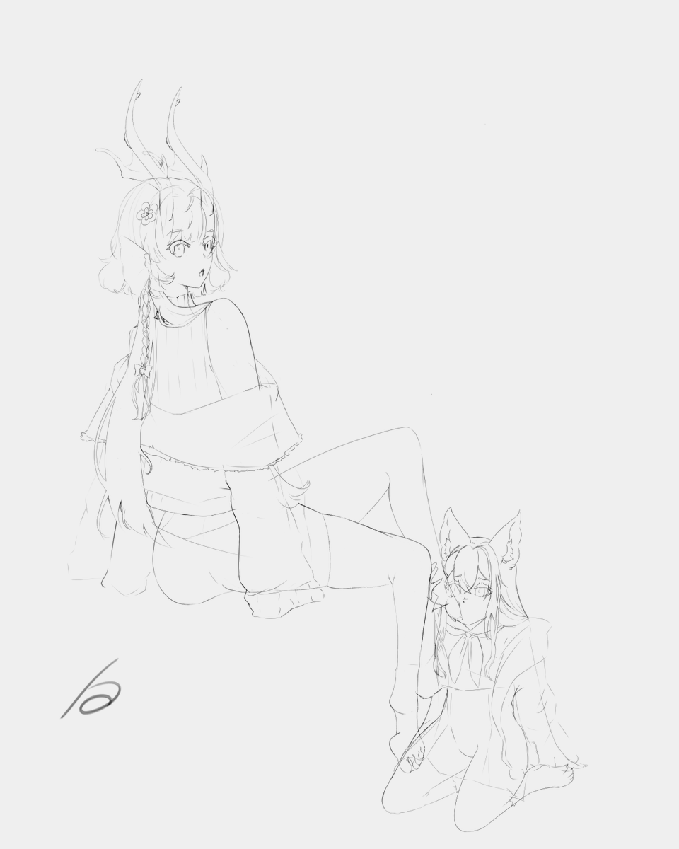 Thank you for coming to stream! Post #streamart of my friend <a href="/CynndraVT/">🌊✨Cynndra✨🌊 Moon-Devouring VTuber</a> and <a href="/Aipeko_Chan/">Aipeko_Chan🍡💗</a> ! 

#VTuberUprising