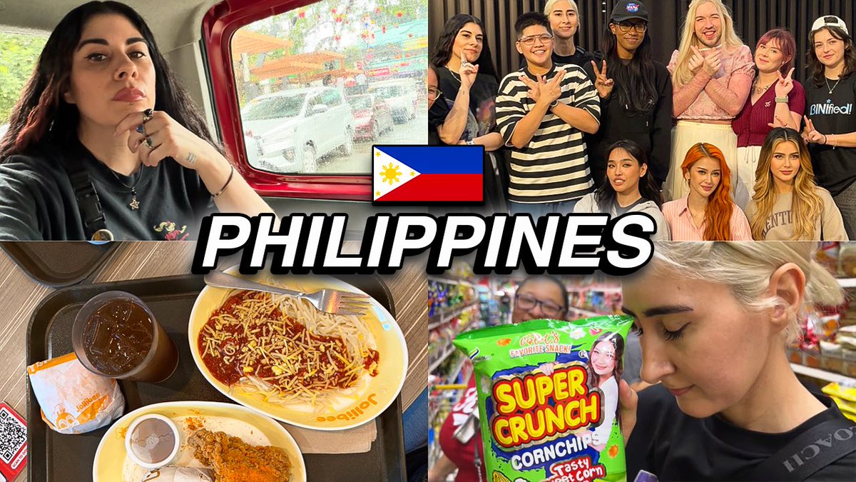 FIRST TIME In the Philippines! 🇵🇭

We flew from California to PH not only to attend the BINIfied concert, but to experience the food, culture and people! It was an unforgettable trip. WE DIDN’T WANNA LEAVE. 😭

youtu.be/C0PJ1I3f-Q4
