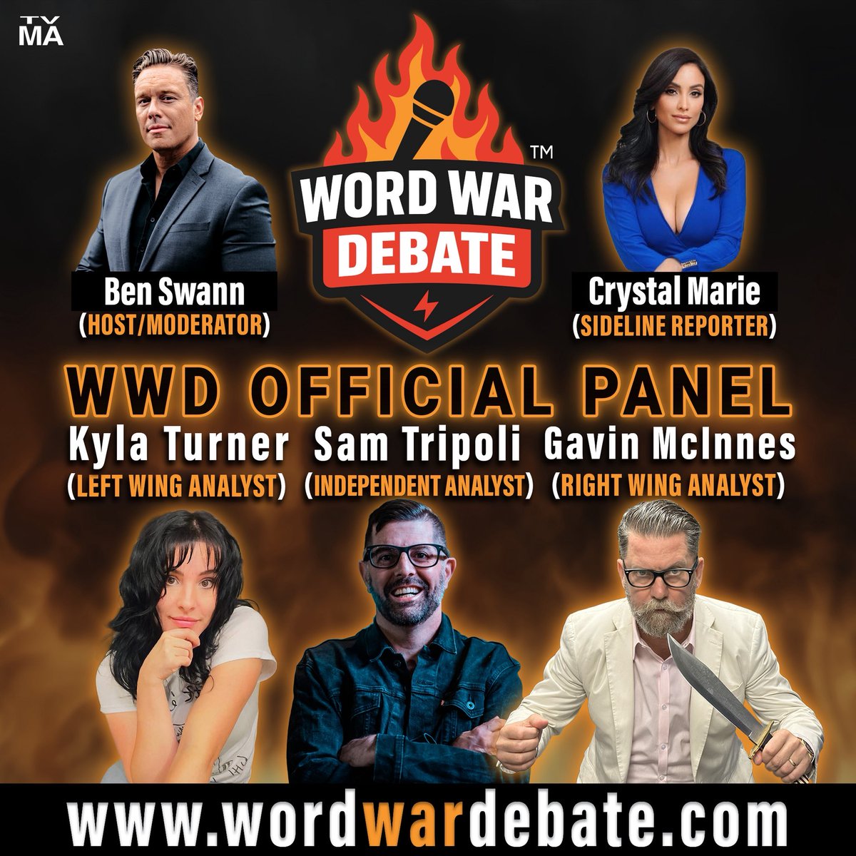 Great job <a href="/ChaseDeMoor/">Chase DeMoor</a>! Congratulations!
Great sportsmanship <a href="/Cobratate/">Andrew Tate</a>!

WWD Fans! After our debates at WW1 in Atlantic City on January 10th, the competitors will have their post-debate breakdown of the battle and will be interviewed by:

Our SIDELINE REPORTER CRYSTAL MARIE!