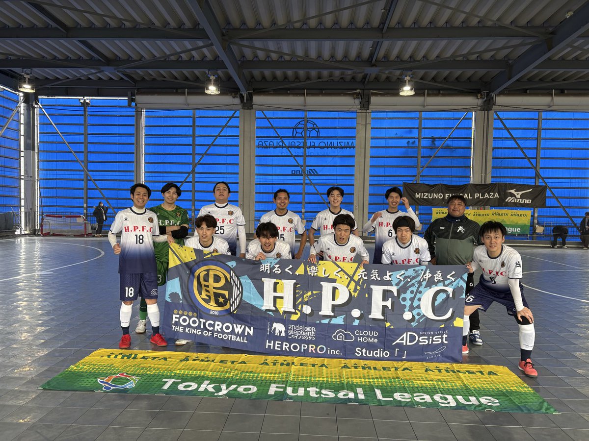 本日、2部リーグ味スタにて開催中！

／
第10節 第1試合結果
＼

Diavolo S.P.F.C　1 (0)　-　(1) 1 H.P.F.C 

<a href="/diavolo_spfc/">Diavolo.S.P.F.C.</a>
<a href="/HPFC2010/">H.P.F.C【東京都フットサル２部リーグ】</a>
#ATHLETA　#tfl2